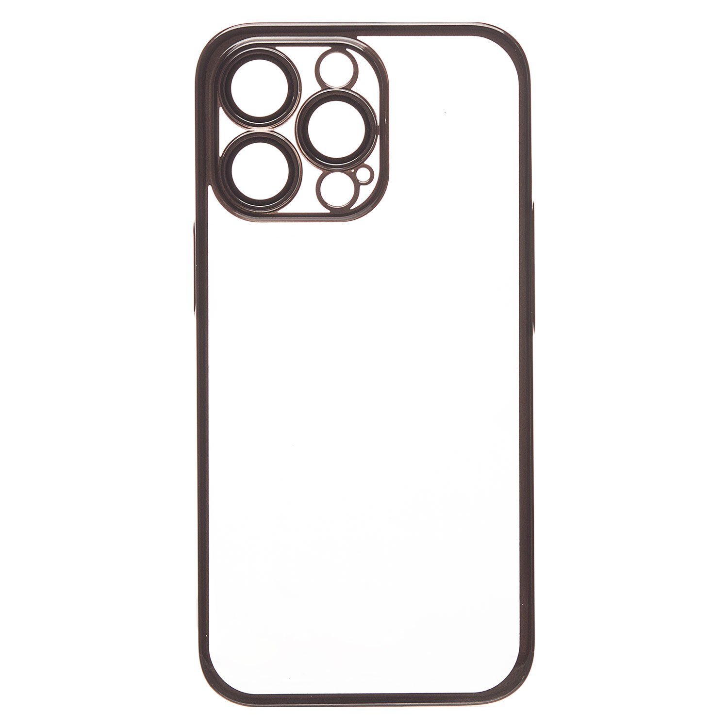 

Чехол iPhone 13 Pro Max пластиковый с закрытой камерой <черный>, iPhone 13 Pro Max