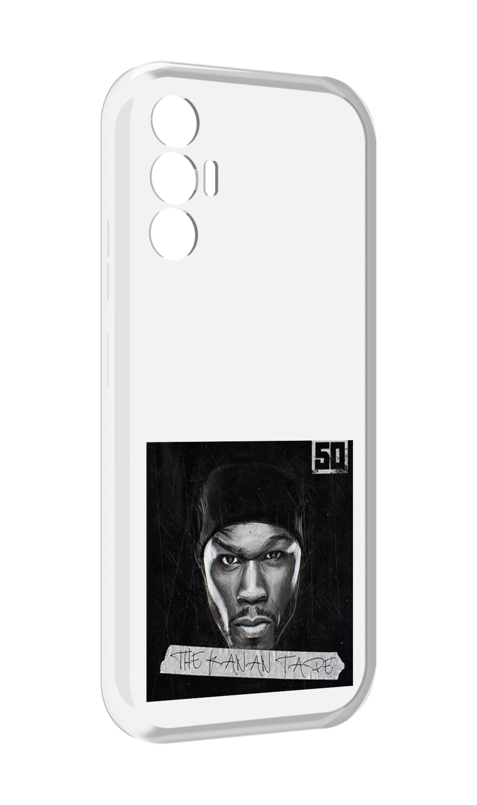 

Чехол MyPads 50 Cent - The Kanan Tape для Tecno Pova 3, Прозрачный, Tocco