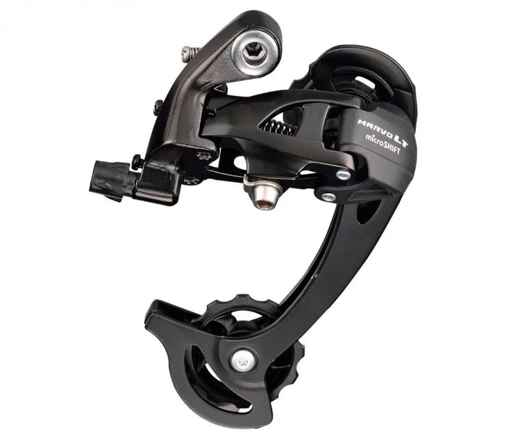 

Задний переключатель MICROSHIFT RD-M46L (2/3x9ск) под болт 370135, Черный, RD-M46L