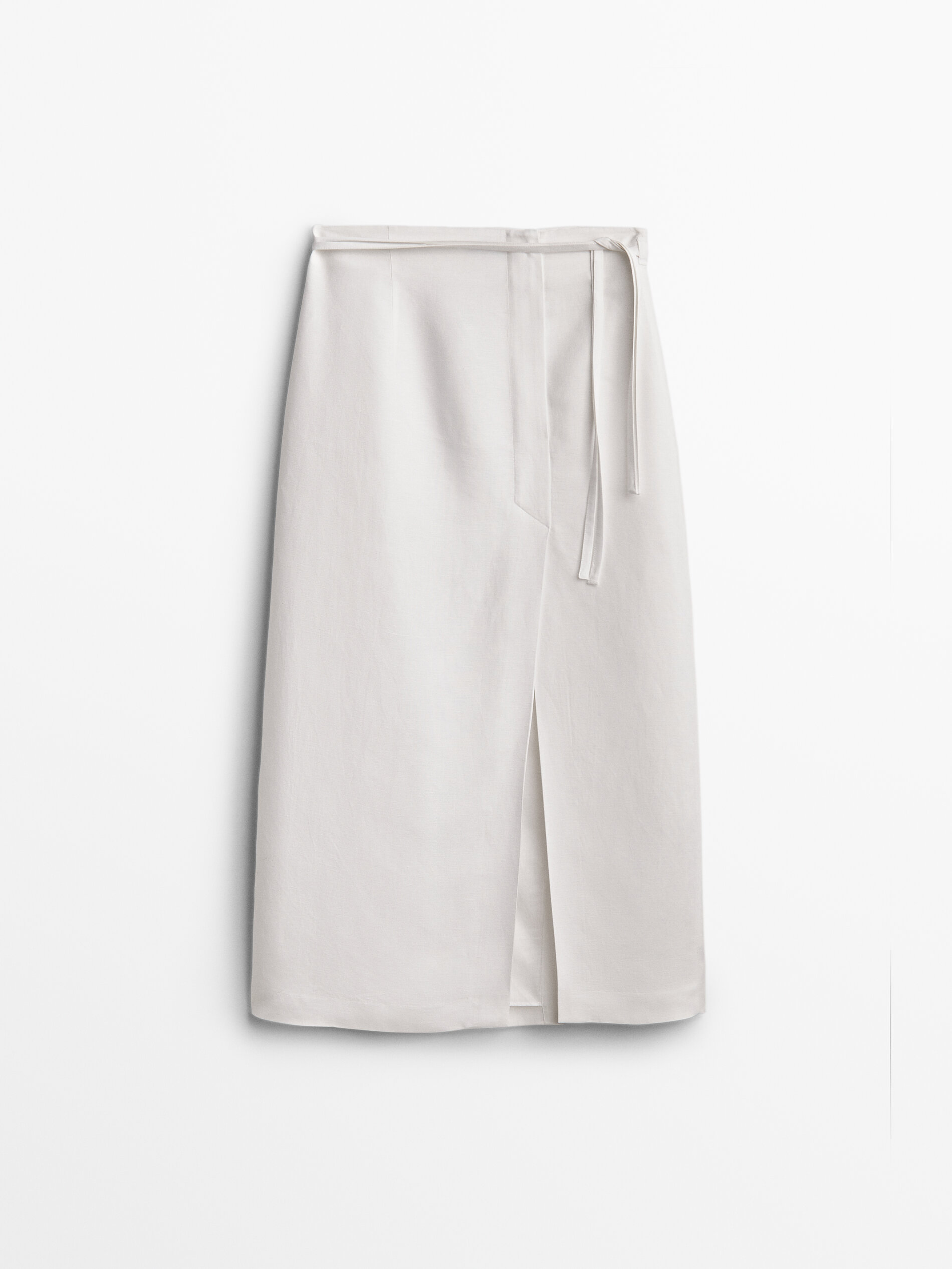 

Юбка женская Massimo Dutti 05208638250 белая XS, 05208638250