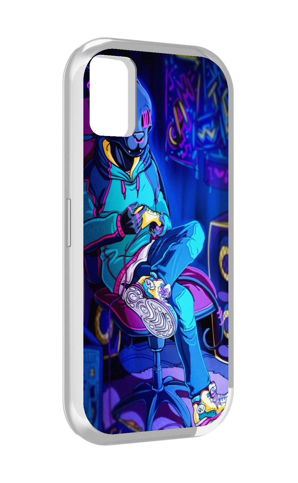 

Чехол MyPads киберпанк игрок для UMIDIGI A11, Прозрачный, Tocco