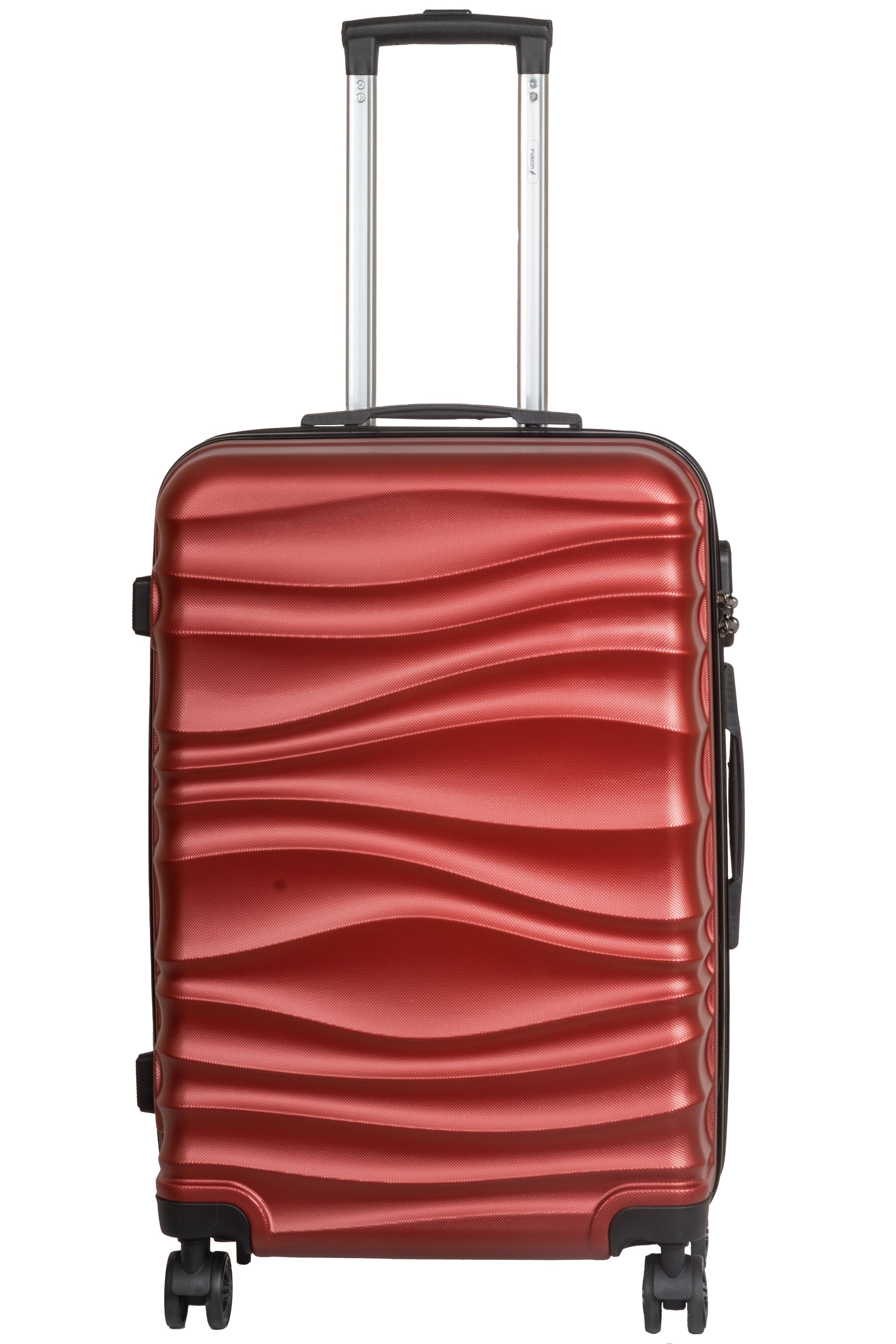 

Чемодан унисекс FUSION FTS-1006 burgundy, 56x32x20 см, Красный, FTS-1006