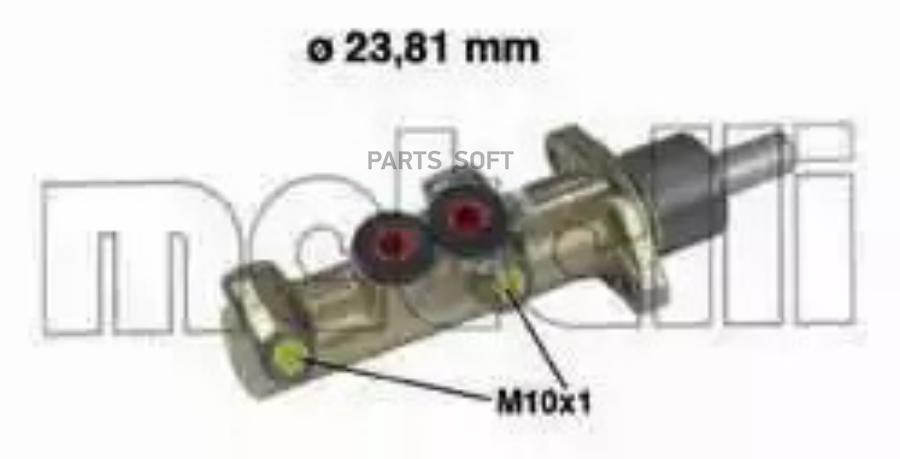 

Цилиндр тормозной главный Mercedes V-Class/Vito 96>03 METELLI 050298