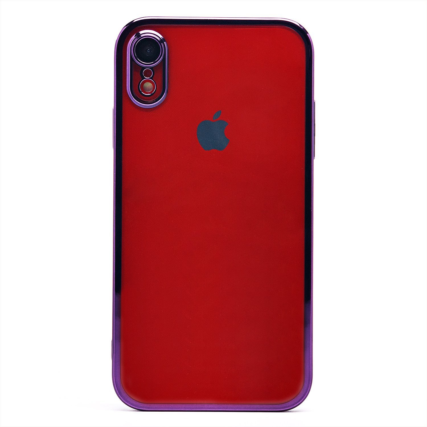 

Чехол iPhone XR пластиковый с закрытой камерой <фиолетовый>, iPhone XR