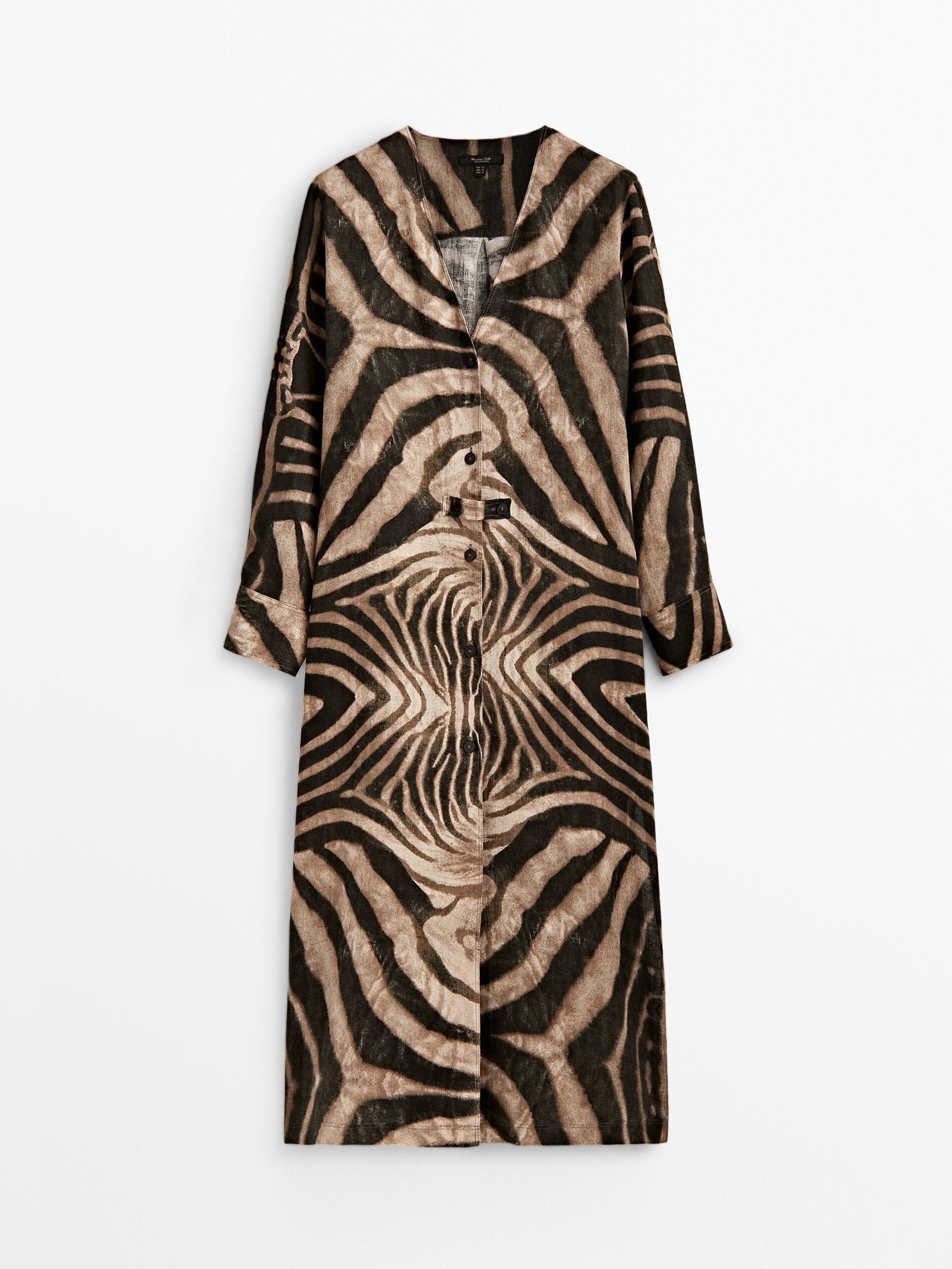 

Платье женское Massimo Dutti 06615840700 коричневое M, 06615840700