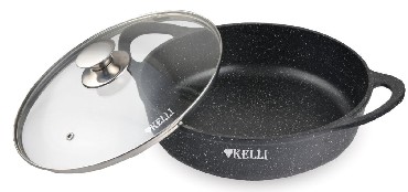 

Сотейник KELLI KL-4080 7 л черный, KL-4080