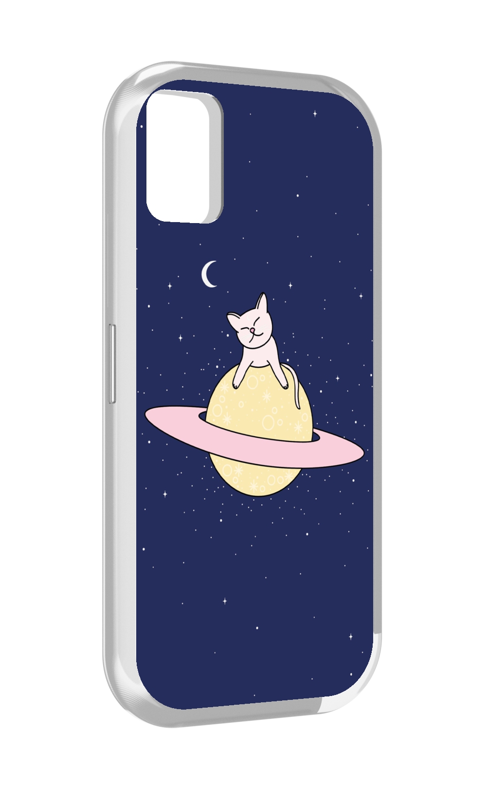 

Чехол MyPads котик на планете для UMIDIGI A11, Прозрачный, Tocco