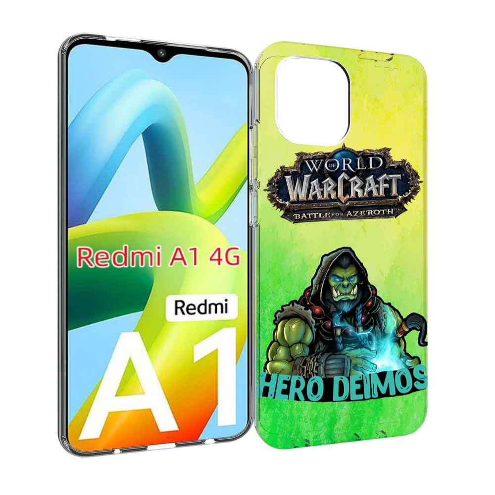 

Чехол MyPads world-of-warcraft мужской для Xiaomi Redmi A1, Прозрачный, Tocco