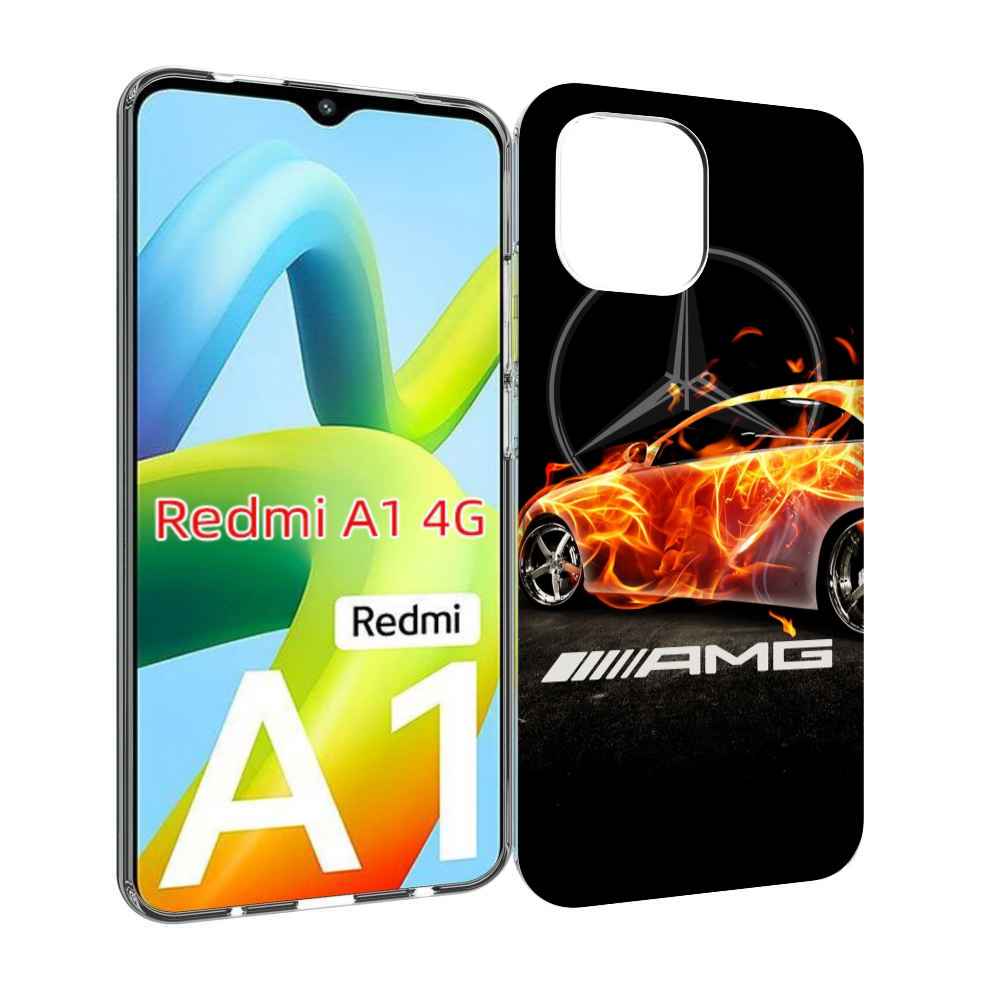 

Чехол MyPads АМГ мужской для Xiaomi Redmi A1, Прозрачный, Tocco