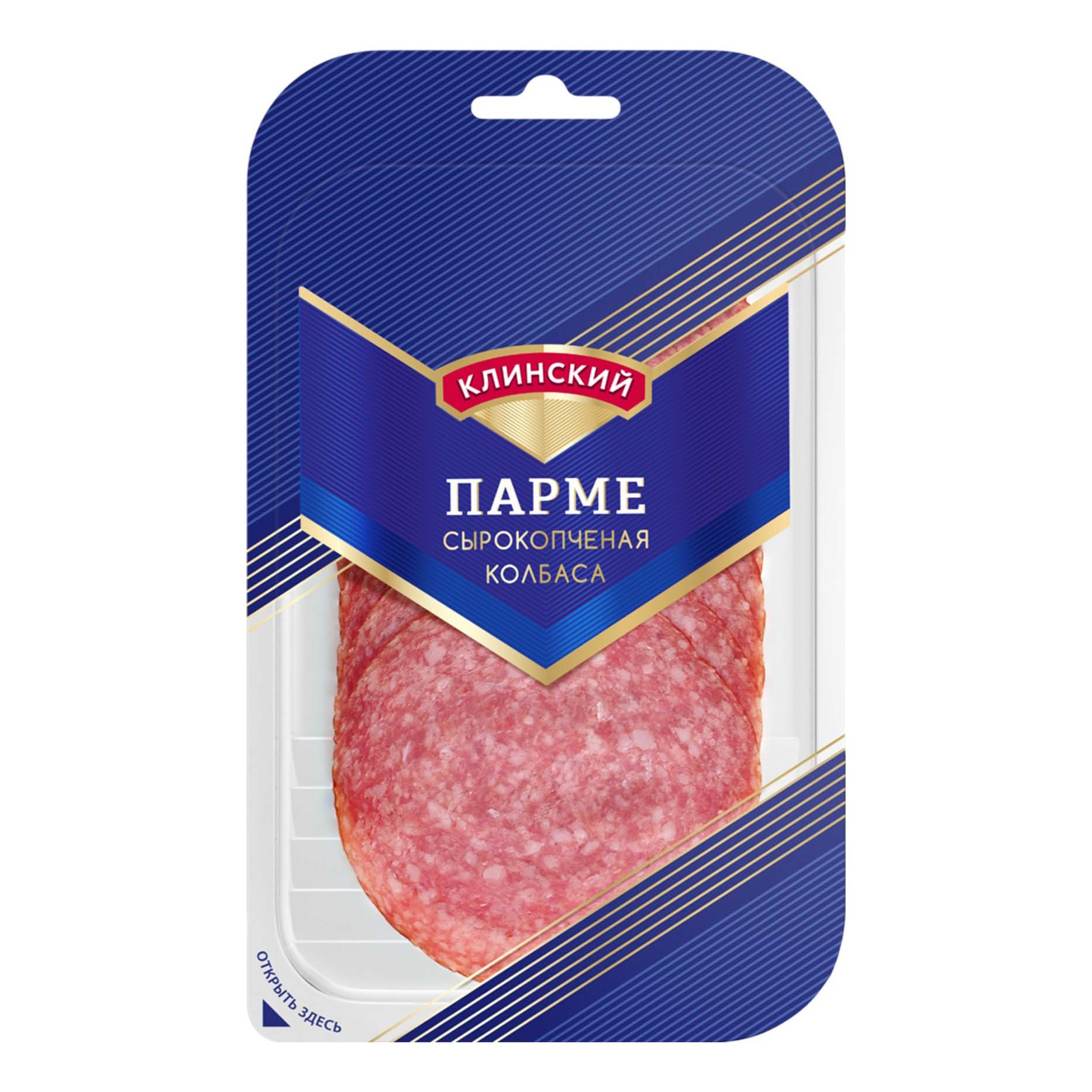 

Колбаса сырокопченая Мясная культура Парме полусухая нарезка 85 г