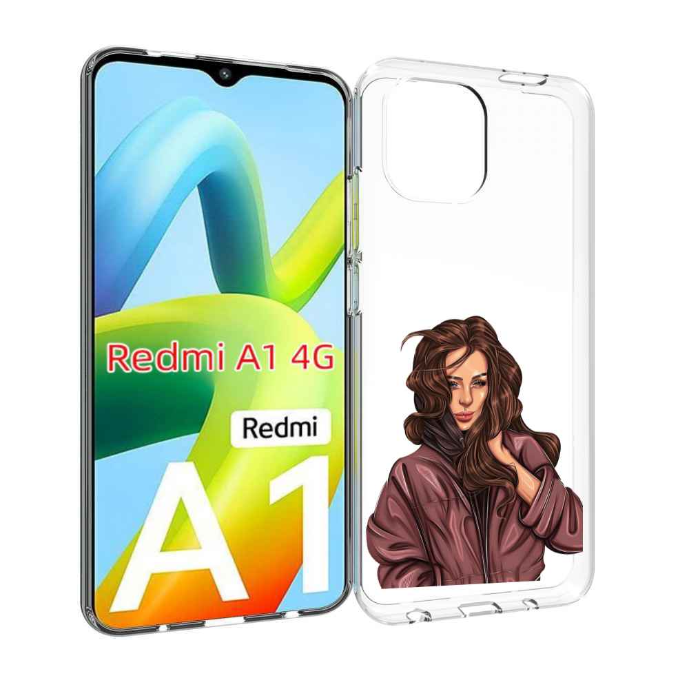 

Чехол MyPads Арт-рисунок-девушки для Xiaomi Redmi A1, Прозрачный, Tocco