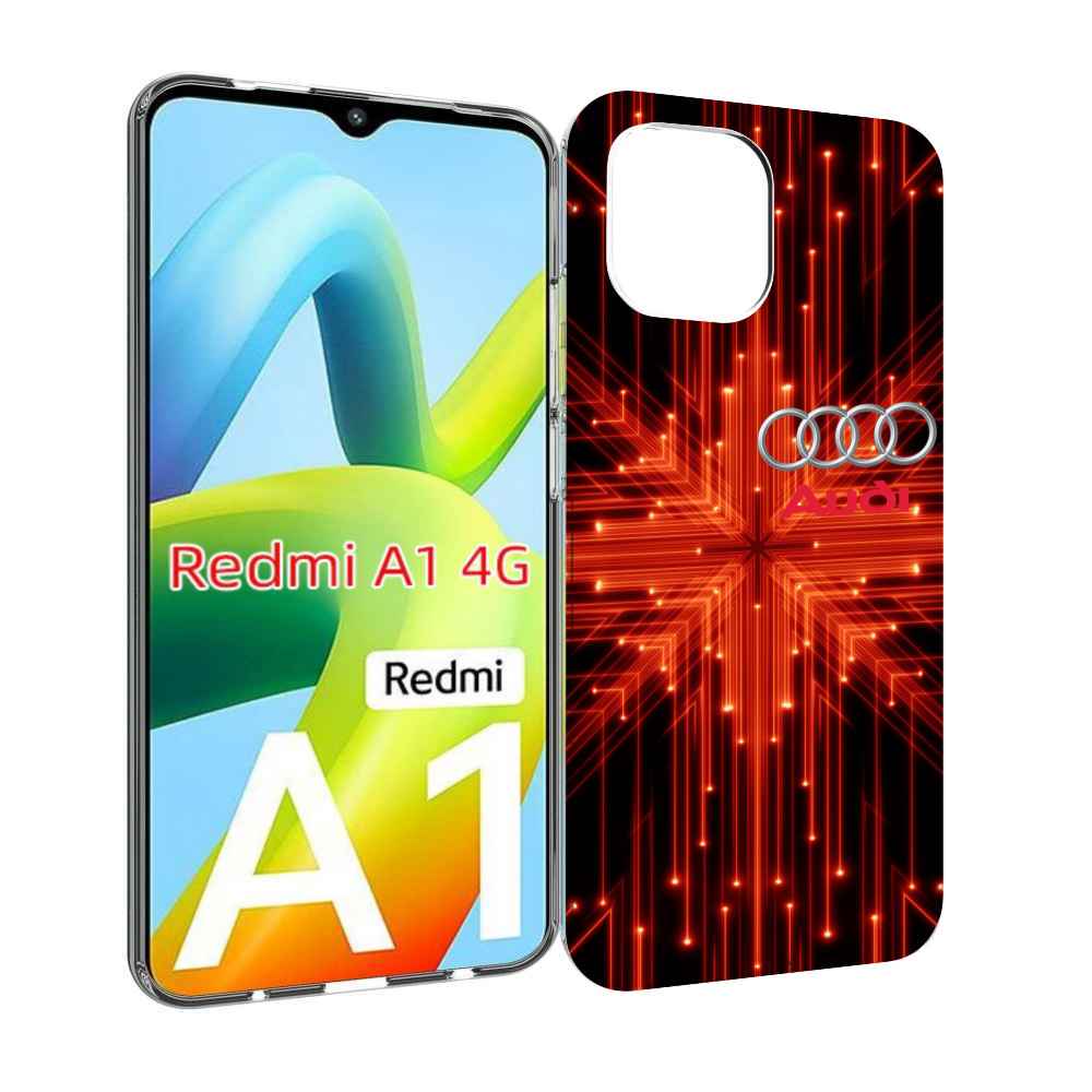 

Чехол MyPads Ауди-на-неоновом-фоне для Xiaomi Redmi A1, Прозрачный, Tocco