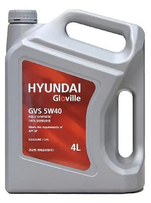 фото Моторное масло hyundai gloville gvs, 5w-40, 4л, синтетическое [22120004]