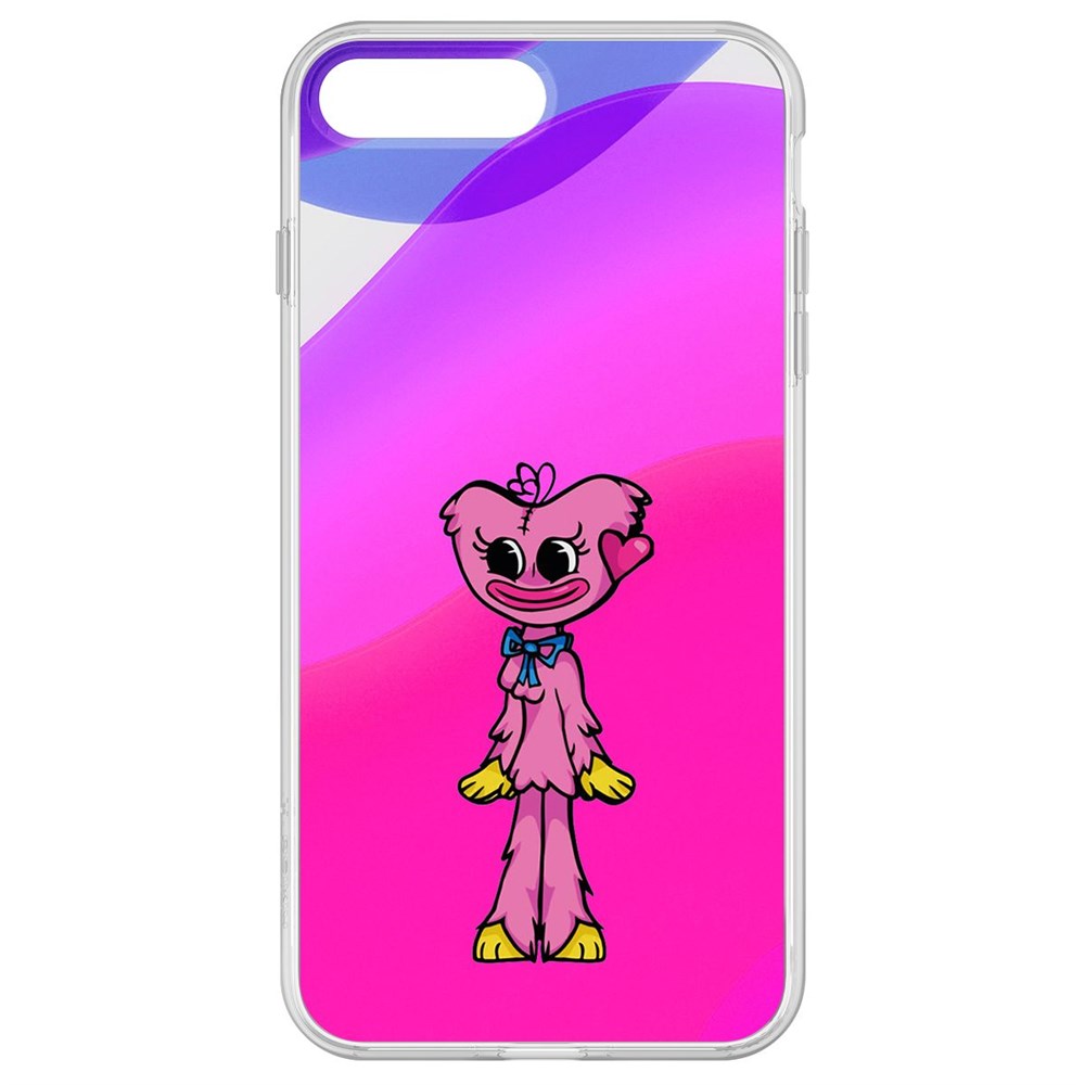 

Чехол-накладка Krutoff Clear Case Хаги Ваги - Киси Миси для iPhone 8 Plus, Прозрачный