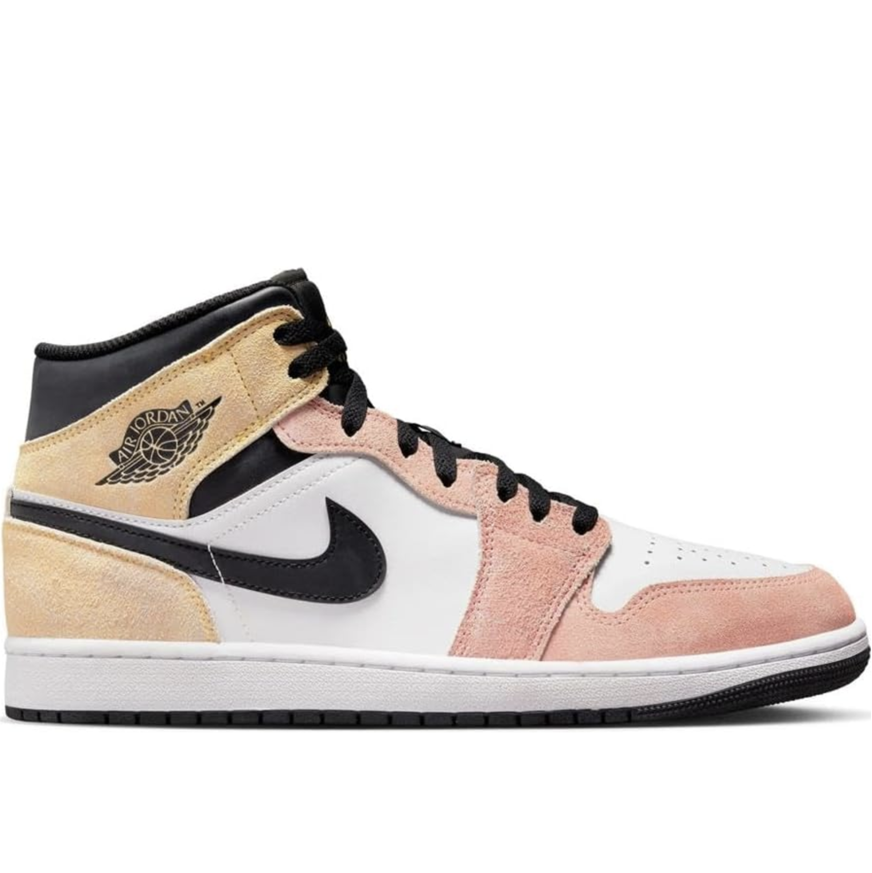 

Кеды мужские Jordan 1 Mid розовые 9.5 US, Розовый, 1 Mid