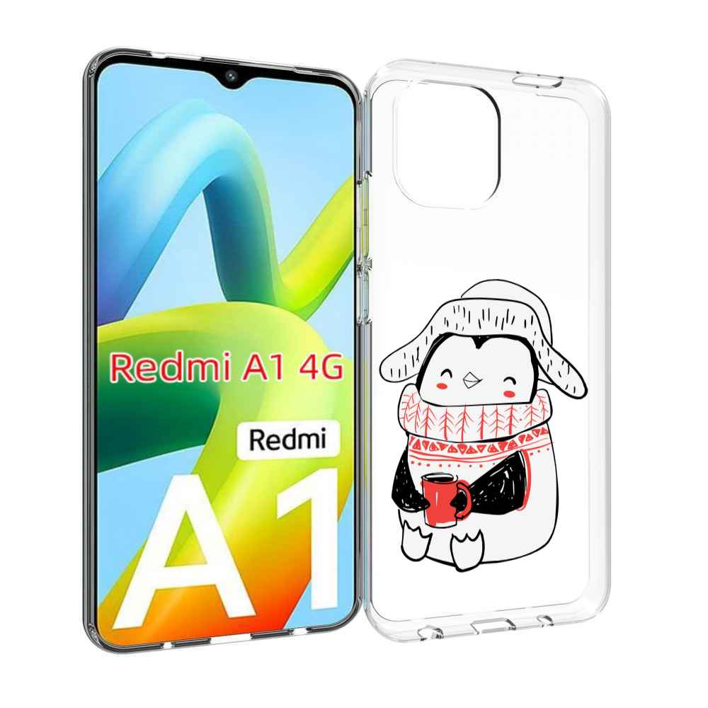 

Чехол MyPads Милый пингвин для Xiaomi Redmi A1, Прозрачный, Tocco