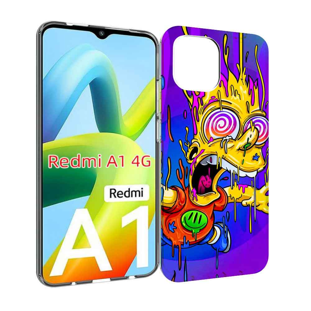 

Чехол MyPads Барт-арт-стрит для Xiaomi Redmi A1, Прозрачный, Tocco