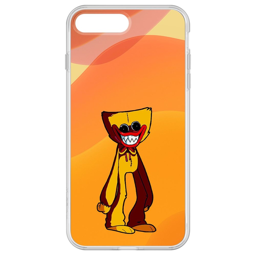 

Чехол-накладка Krutoff Clear Case Хаги Ваги Желтый для iPhone 8 Plus, Прозрачный