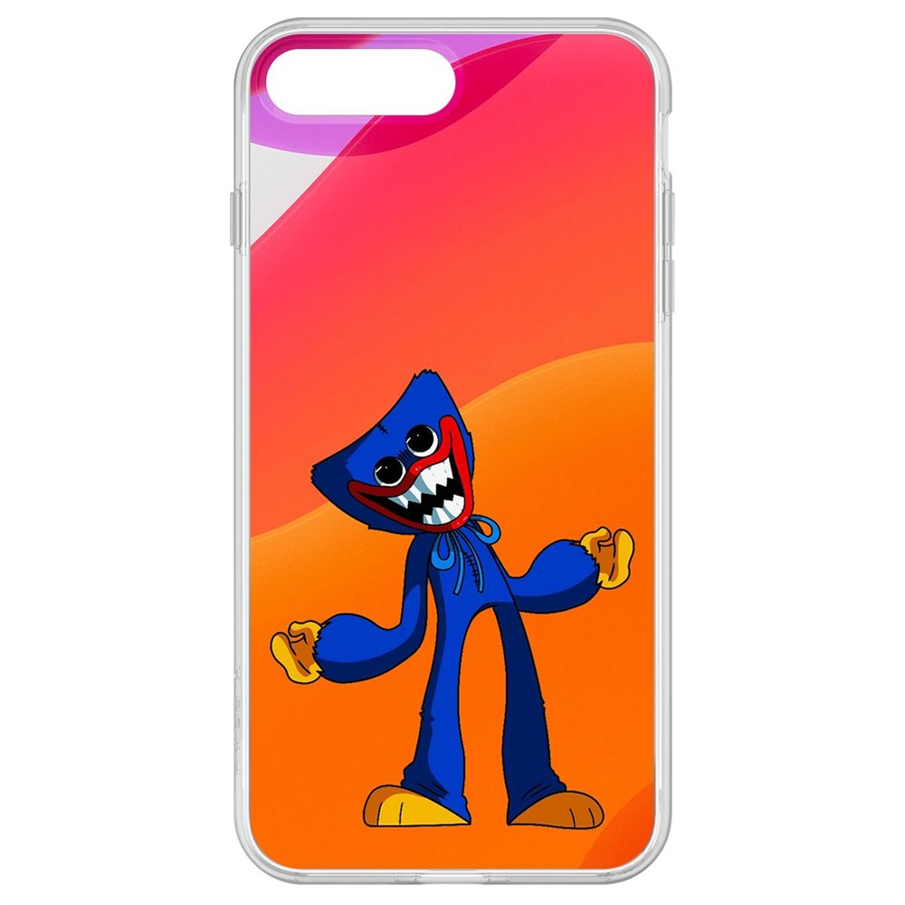

Чехол-накладка Krutoff Clear Case Хаги Ваги для iPhone 8 Plus, Прозрачный
