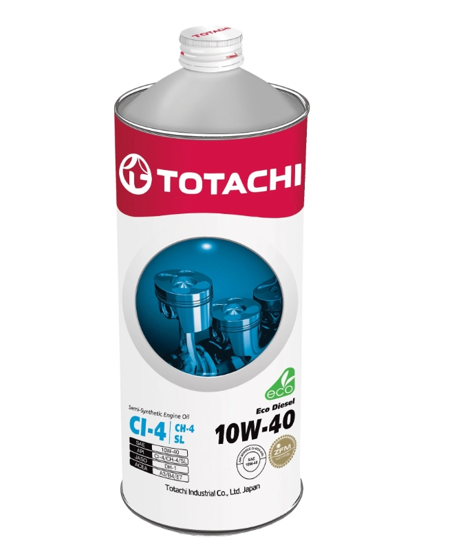 фото Моторное масло totachi eco diesel, 10w-40, 1л, полусинтетическое [e1301]