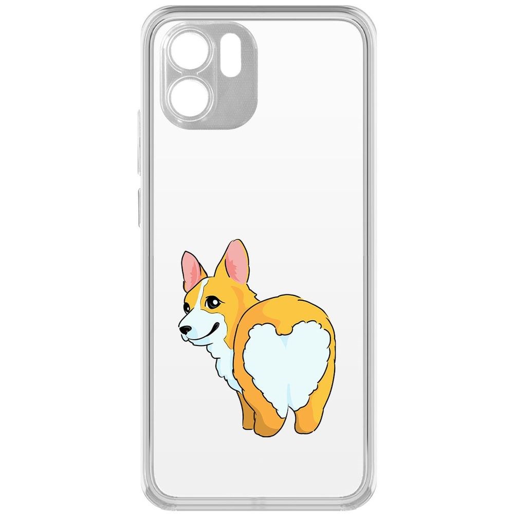 

Чехол-накладка Кейс Рисованный корги вид 2 для Xiaomi Redmi A1