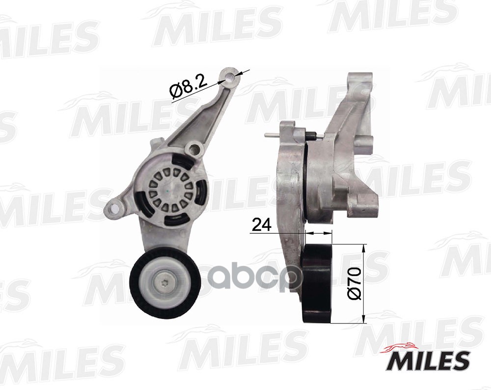 

Натяжитель Ремня Приводного Vw Golf 5/T5/Passat 1.9td Ag00029 Miles арт. AG00029