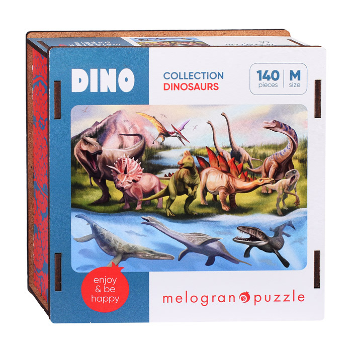 

Пазл Melagrano puzzle 140 Мир динозавров Collection DINOSAURS