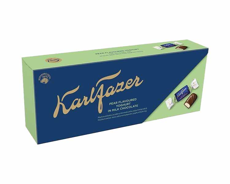 

Конфеты шоколадные Karl Fazer с начинкой со вкусом грушевого йогурта 270 г