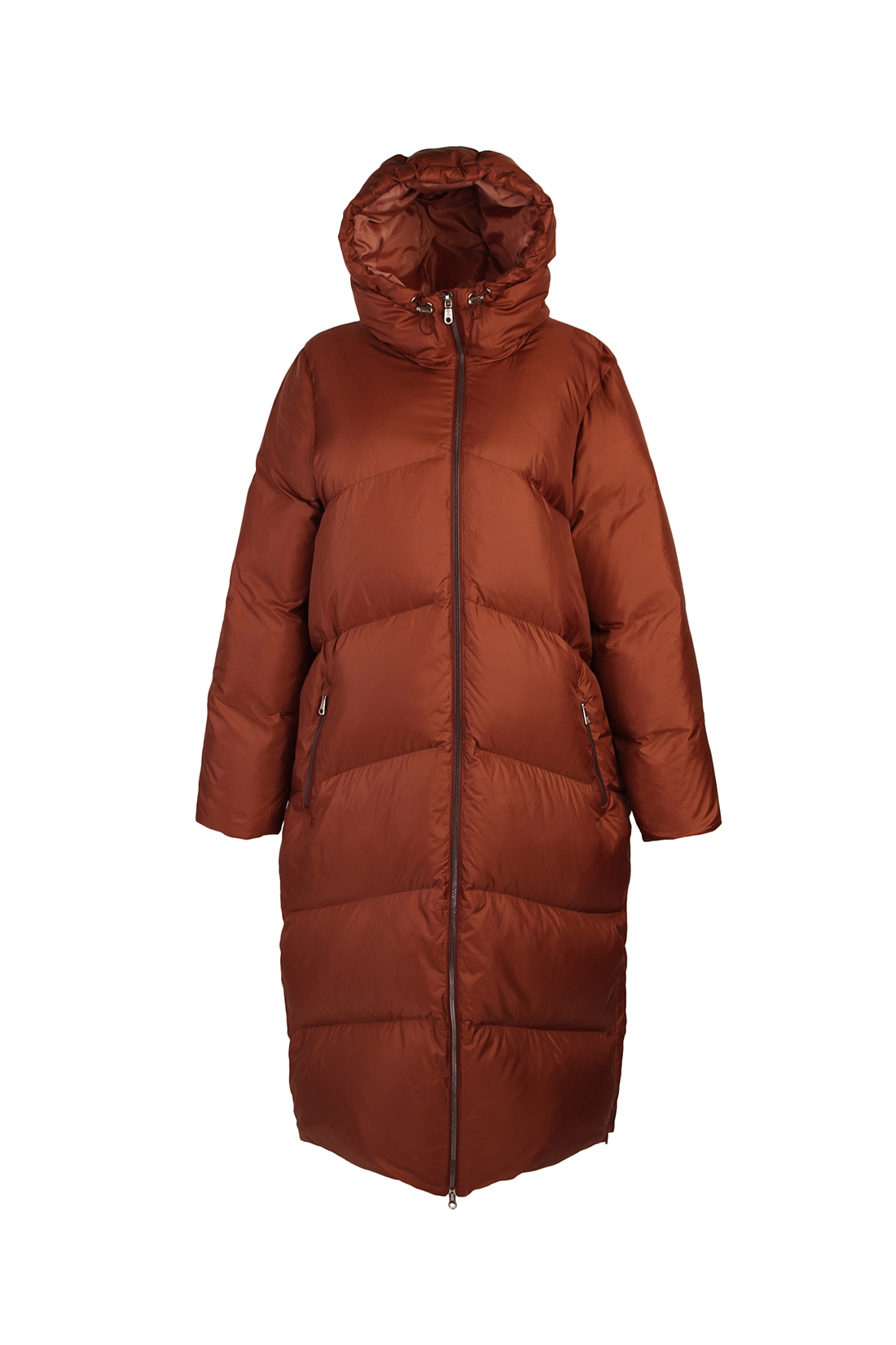 фото Пуховик женский baon b001535 коричневый xl