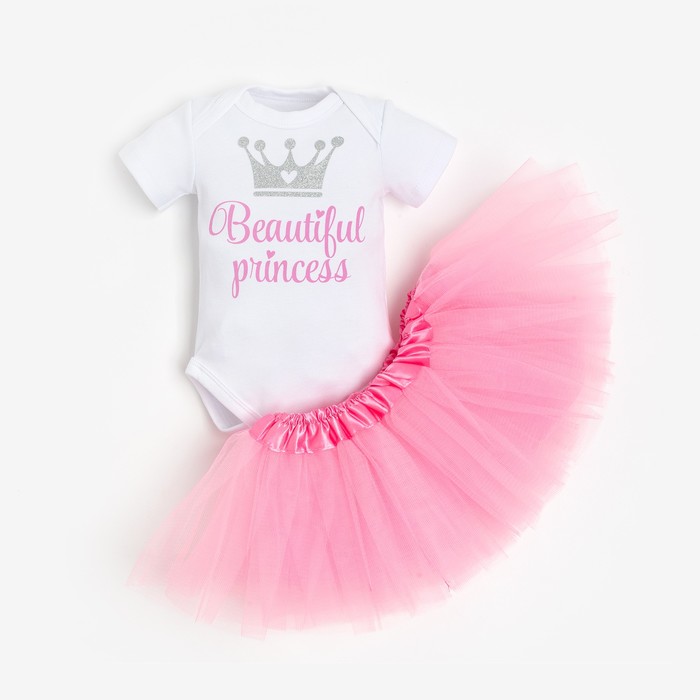 

Набор Крошка Я: боди, юбка, Beautiful princess, 80-86