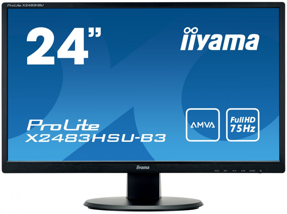 

Монитор Iiyama X2483HSU-B3 23.8" Black