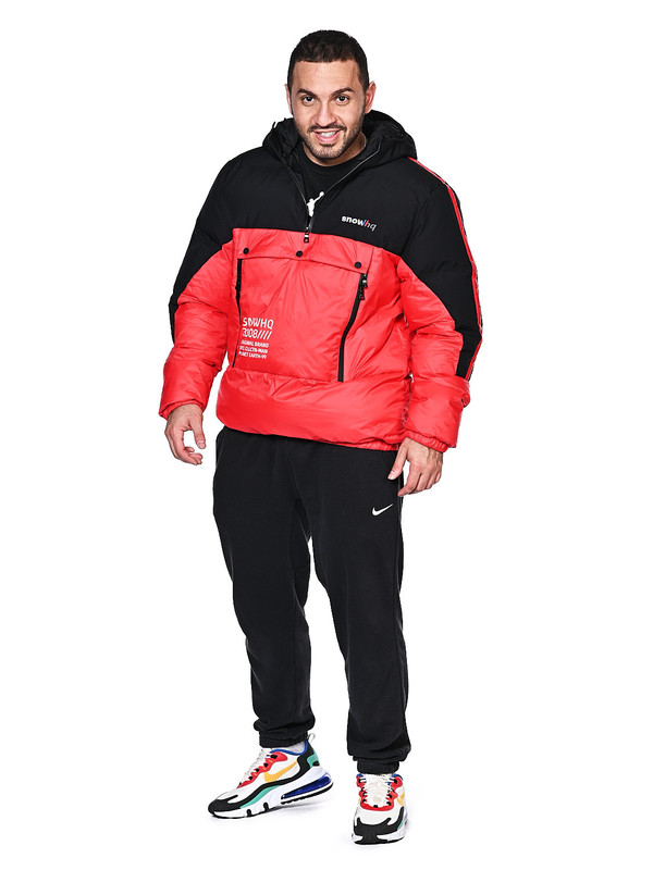 

Анорак мужской SNOW HEADQUARTER A-0112 красный XXL, A-0112