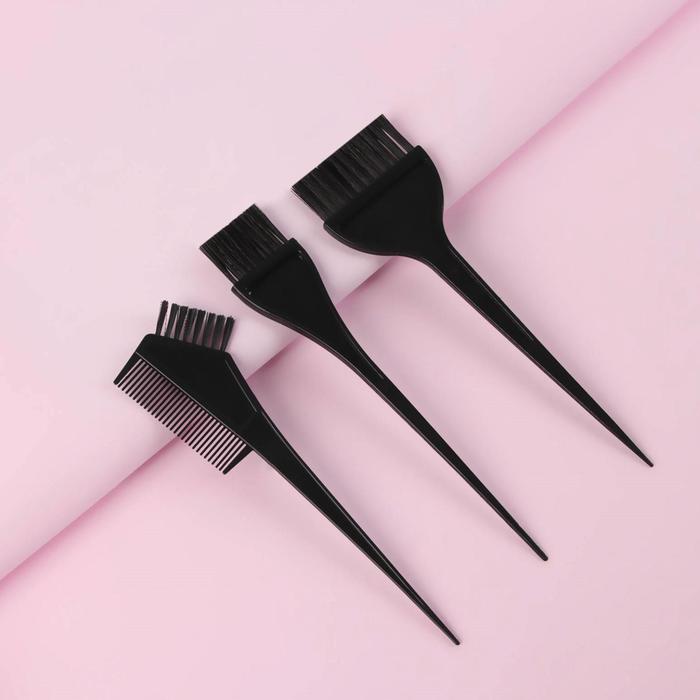 

Набор для окрашивания, 3 предмета, цвет чёрный