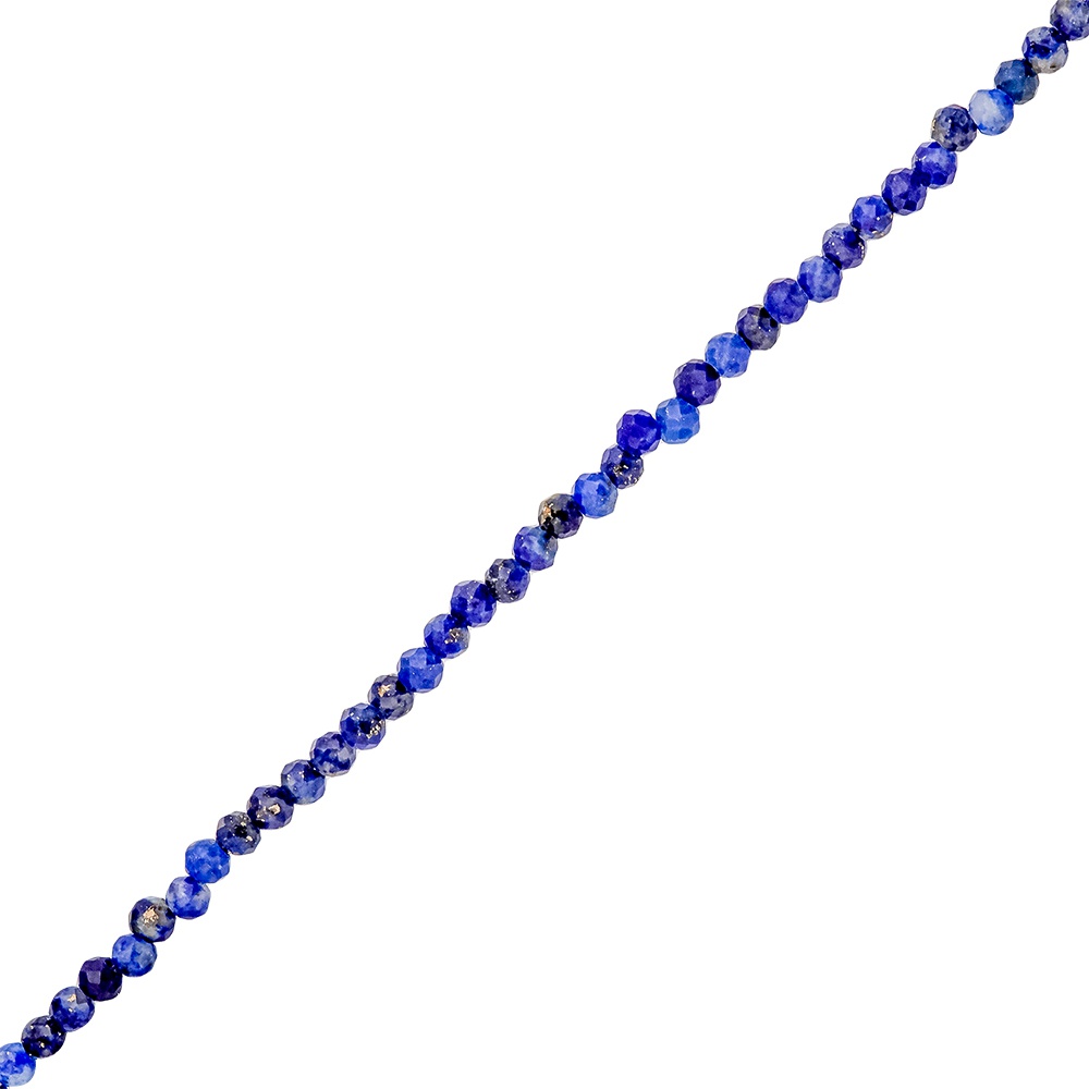 

Бусы из серебра 38 см 585Gold 706000509, лазурит, 706000509