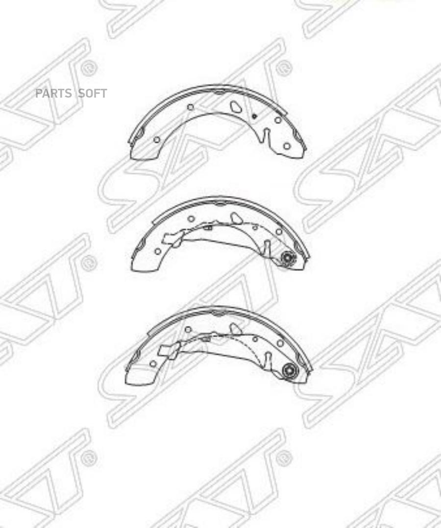 

Колодки Тормозные Зад Toyota Avensis 97-03 Sat St-04495-05030