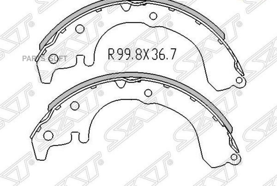 

Колодки Тормозные Барабанные Зад Toyota Corolla Ae109 Sat арт. ST-04495-12230