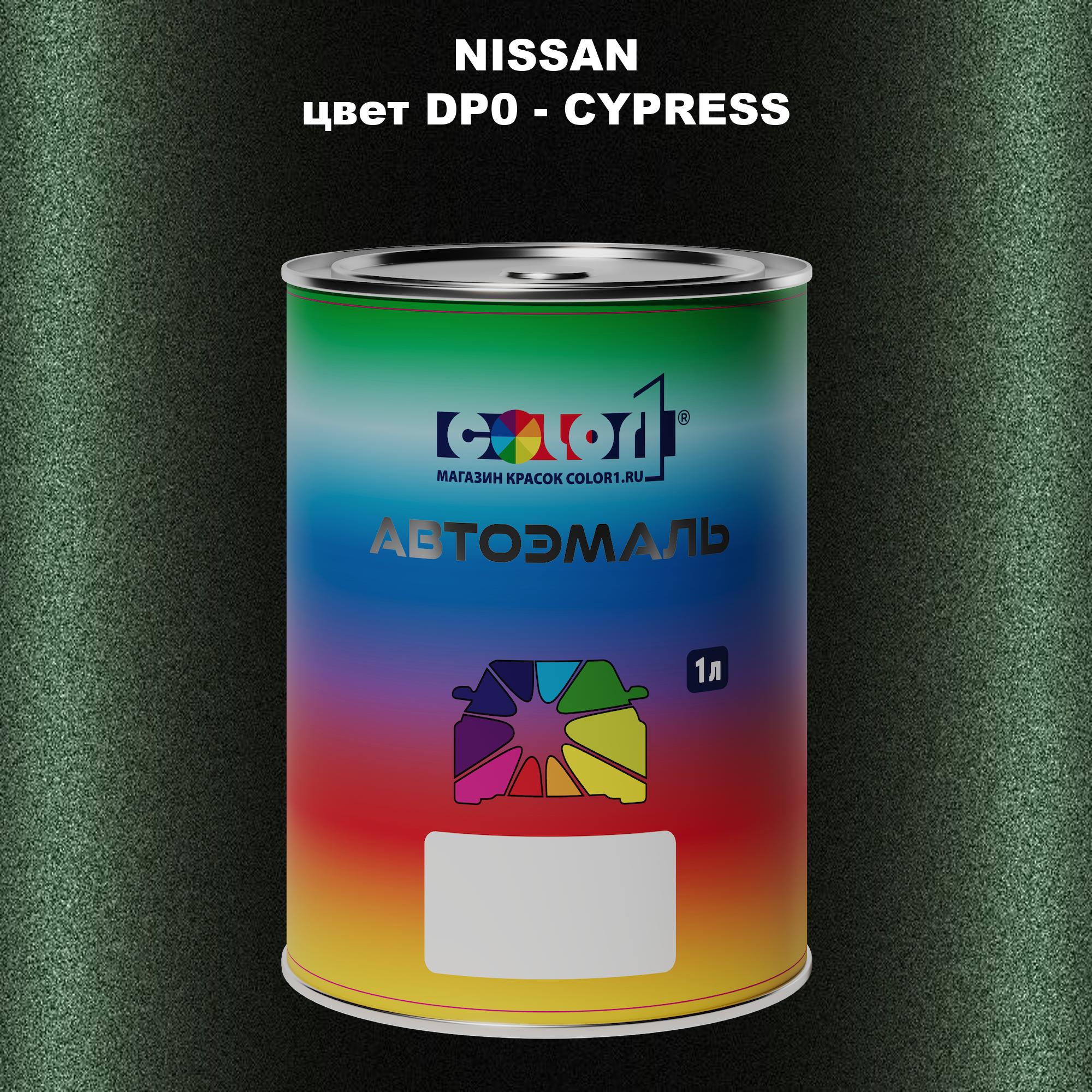 

Автомобильная краска COLOR1 для NISSAN, цвет DP0 - CYPRESS, Прозрачный