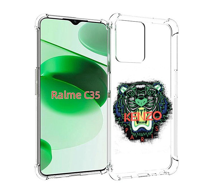 

Чехол MyPads кинзо для Realme C35 / Narzo 50A Prime, Прозрачный, Tocco