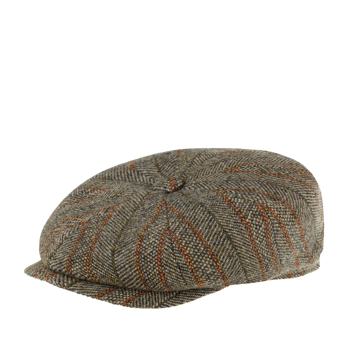 

Кепка восьмиклинка унисекс Stetson 6870702 серая, р.63, Серый, 6870702