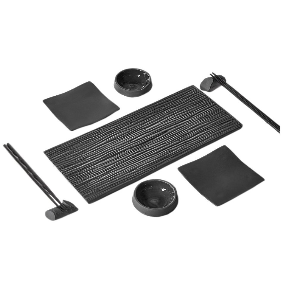 

Набор для суши 7 предметов серый Cmielow Design Studio "SUSHI ZEN" 163459, SUSHI ZEN