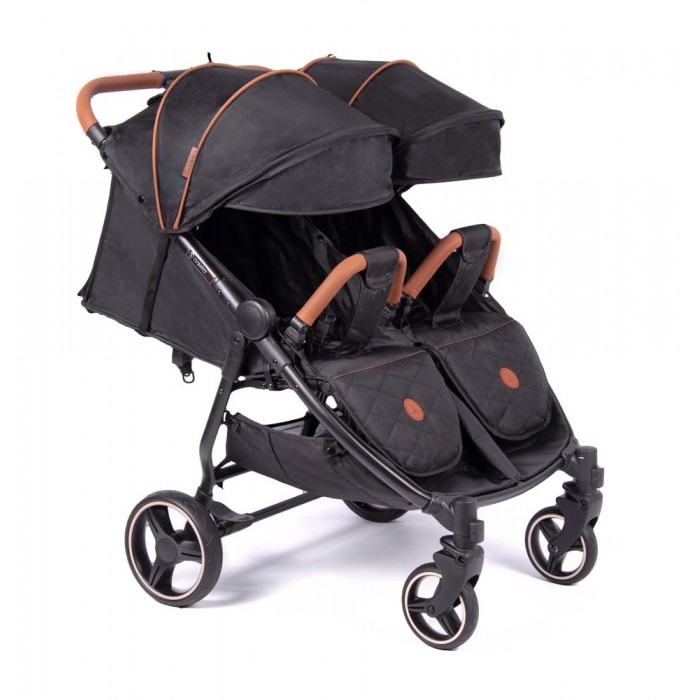 

Коляска прогулочная для двойни Coletto Enzo Twin 2020 (black), Enzo Twin