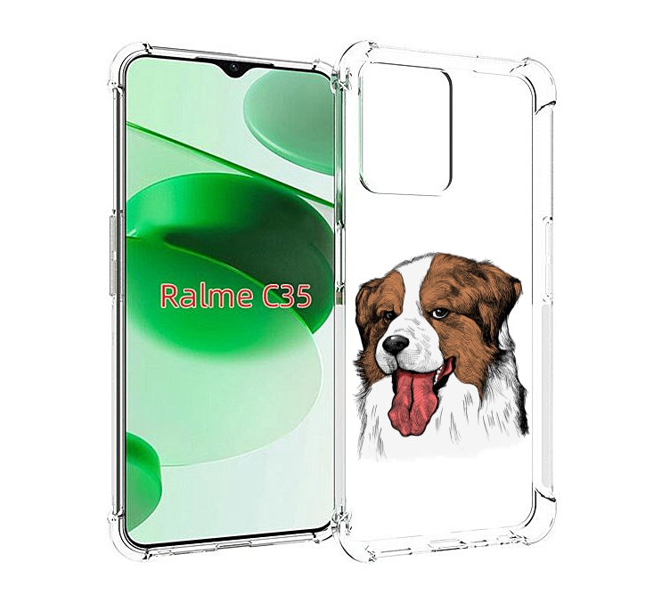 

Чехол MyPads бетховен для Realme C35 / Narzo 50A Prime, Прозрачный, Tocco