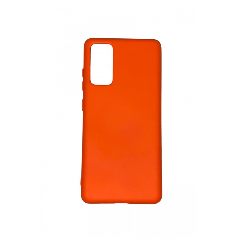 фото Чехол silicone для samsung galaxy s20 fe (оранжевый) ёmart