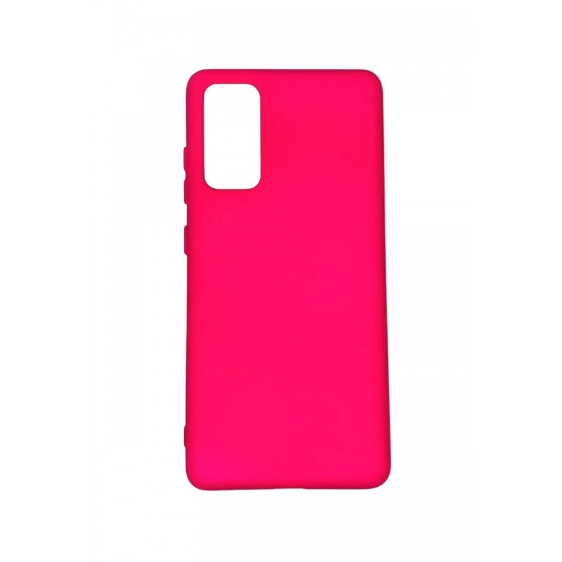 фото Чехол silicone для samsung galaxy s20 fe (ярко-розовый) ёmart