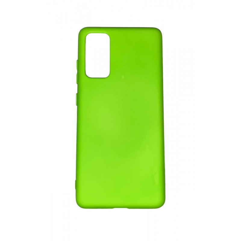 фото Чехол silicone для samsung galaxy s20 fe (ярко-салатовый) ёmart