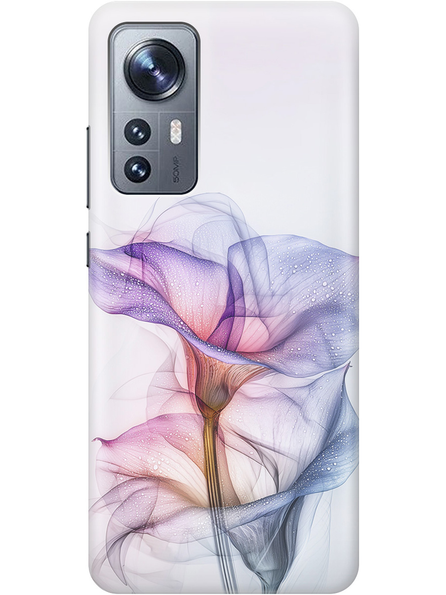 

Силиконовый чехол на Xiaomi 12/12X/12S с принтом "Прозрачные калы", Прозрачный;белый;серый;фиолетовый, 734580821