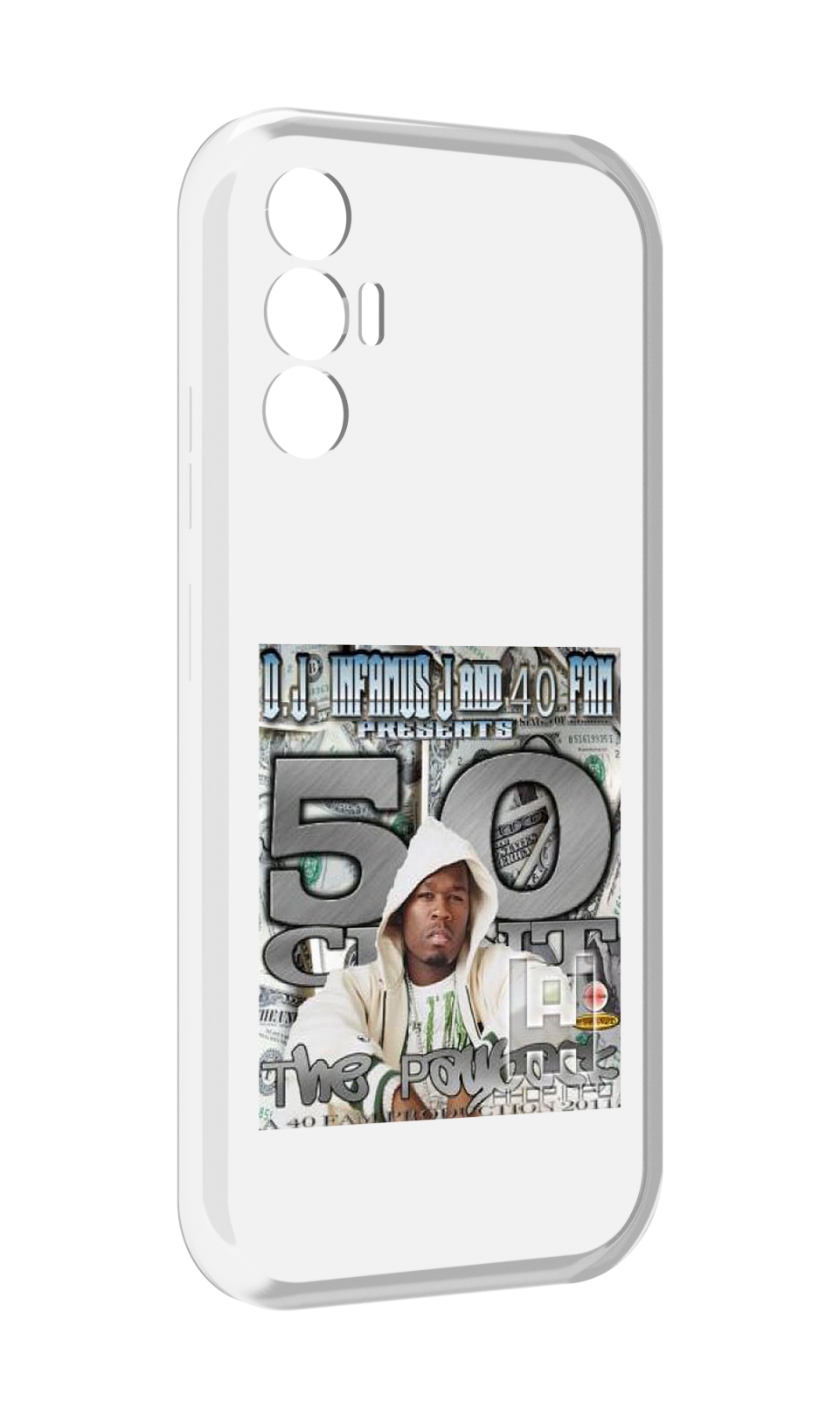 

Чехол MyPads 50 Cent - The Payback для Tecno Pova 3, Прозрачный, Tocco