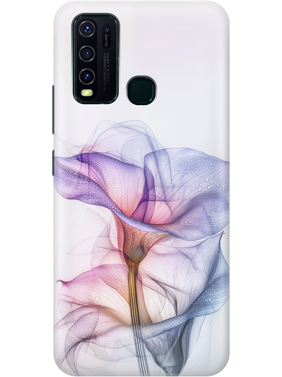 

Силиконовый чехол на Vivo Y30 с принтом "Прозрачные калы", Прозрачный;белый;серый;фиолетовый, 725455921