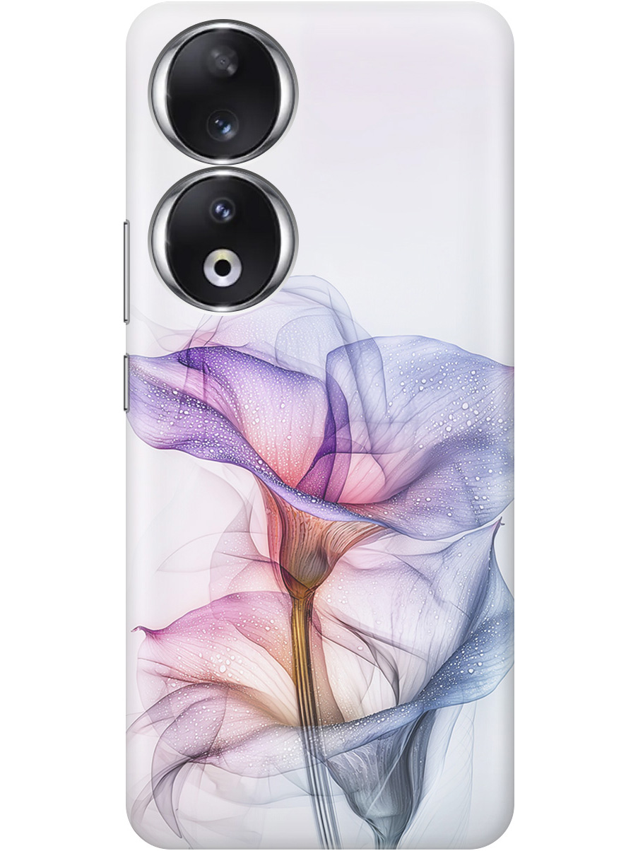 

Силиконовый чехол на Honor 90 с принтом "Прозрачные калы", Прозрачный;белый;серый;фиолетовый, 772618121