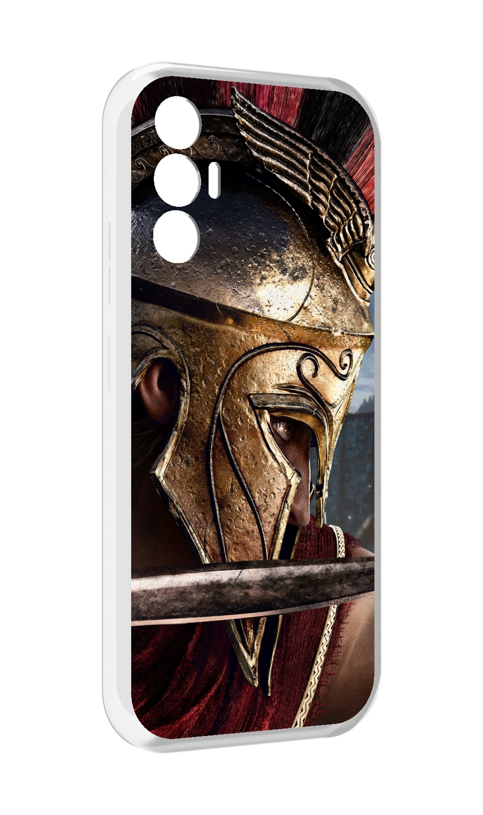 

Чехол MyPads Assassin's Creed Odyssey для Tecno Pova 3, Прозрачный, Tocco